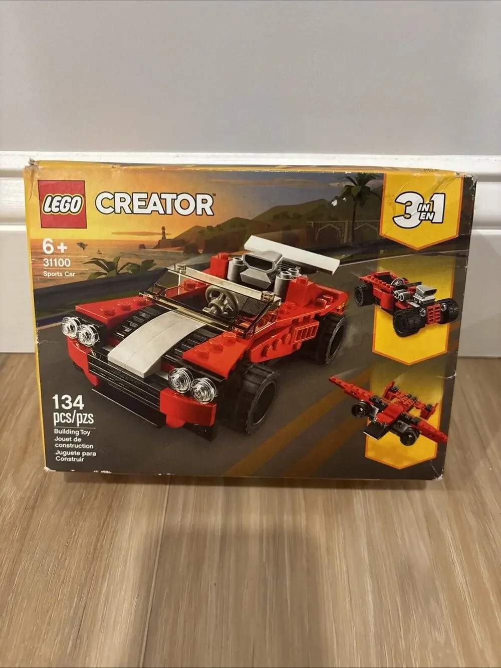 LEGO Creator 3 In 1: Sports Car #31100 / 134 Pieces / 100% Complete